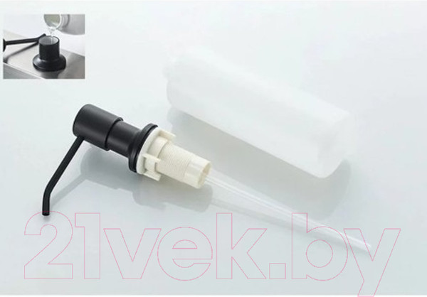 Изображение товара Мойка кухонная STELLAR Decor S7050NB-D (нано черный)