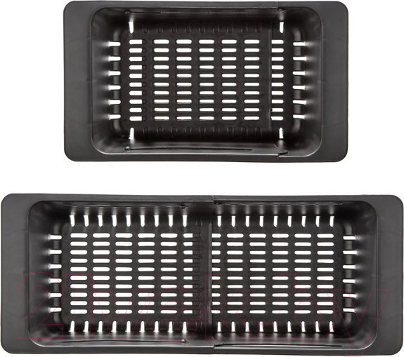 Изображение товара Мойка кухонная STELLAR Decor S7050NB-D (нано черный)