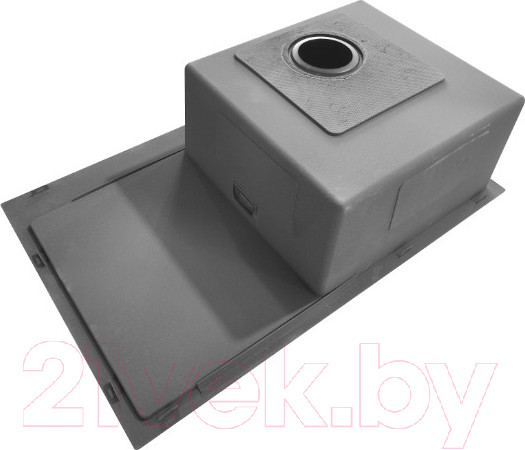 Изображение товара Мойка кухонная STELLAR Decor S6550NB-L-D (нано черный)