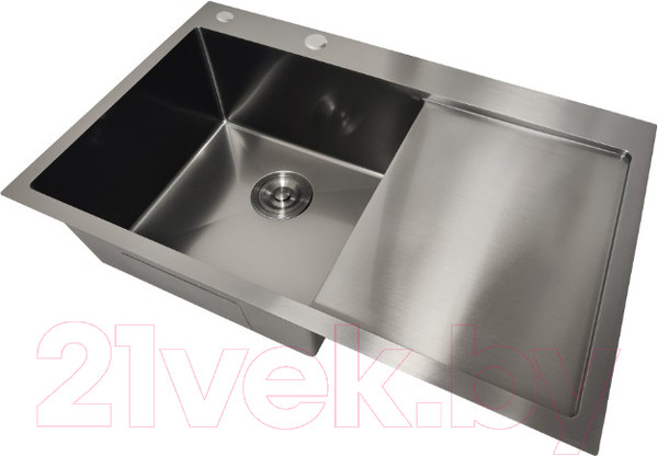 Изображение товара Мойка кухонная STELLAR Decor S6550NB-L-D (нано черный)