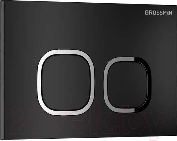 Изображение товара Инсталляция для унитаза Grossman 900.K31.01.000 + 700.K31.02.210.210 (с кнопкой смыва, черный матовый)