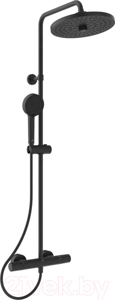 Изображение товара Душевая система со смесителем Ideal Standard Ceratherm A7210XG (черный матовый)