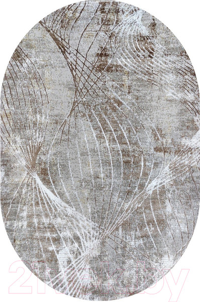 Изображение товара Коврик Safyun Liparis LP309-CREAM-BROWN-OVAL (0.8x1.5)