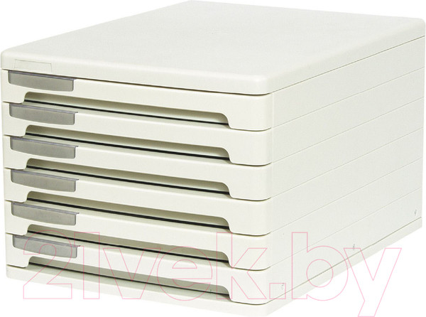 Изображение товара Лоток для бумаг Erich Krause Classic. Файл-кабинет / 63 (серый)