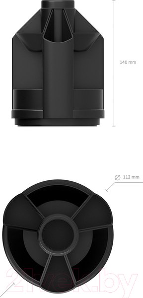 Изображение товара Настольный набор Erich Krause Mini Desk Classic / 11 (черный)