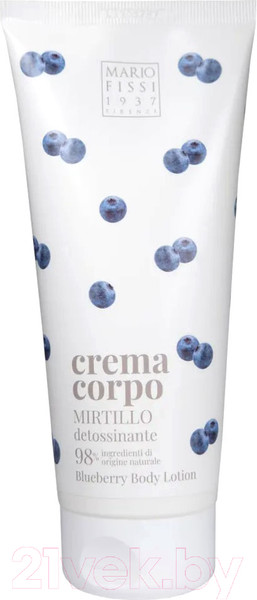 Изображение товара Лосьон для тела Mario Fissi 1937 Mirtillo Детокс с ароматом голубики (200мл)