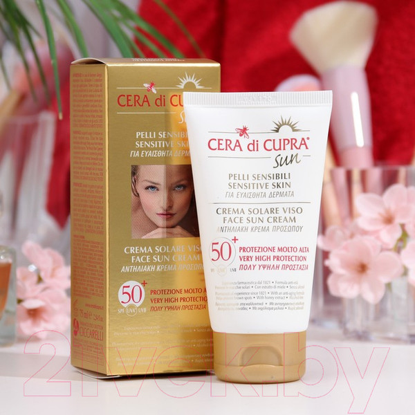 Изображение товара Крем солнцезащитный Cera di Cupra Sun Face Cream SPF 50+ (75мл)