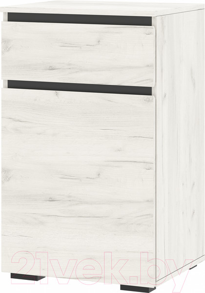 Изображение товара Тумба Памир Гретта 1С1Я (крафт белый/антрацит)