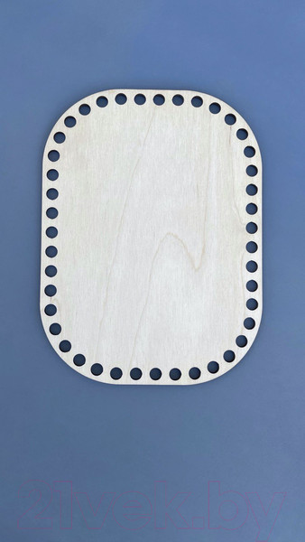 Изображение товара Набор заготовок для творчества ОМурМебель Донышко для вязания Квадратное 20x15см (5шт)