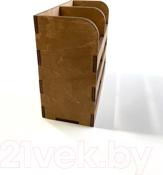 Изображение товара Органайзер для столовых приборов ОМурМебель 2 отделения (коричневый)