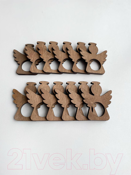 Изображение товара Набор колец для салфеток ОМурМебель Ангел (12шт)