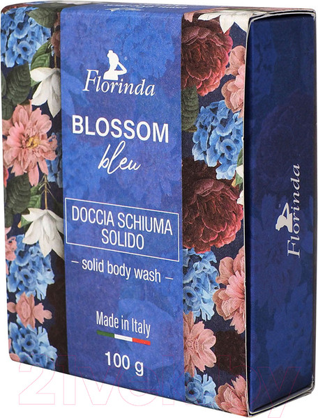 Изображение товара Гель для душа Florinda Твердый Синие цветы (100г)