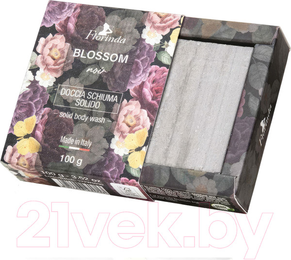 Изображение товара Гель для душа Florinda Твердый Черные цветы (100г)