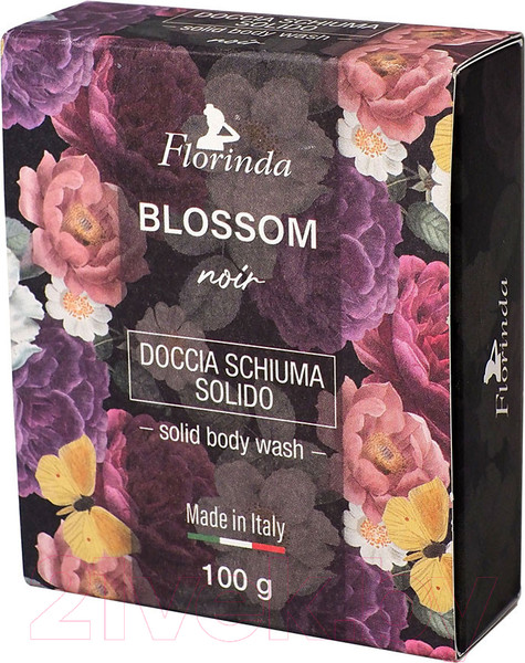 Изображение товара Гель для душа Florinda Твердый Черные цветы (100г)