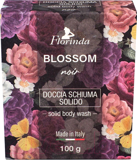 Изображение товара Гель для душа Florinda Твердый Черные цветы (100г)