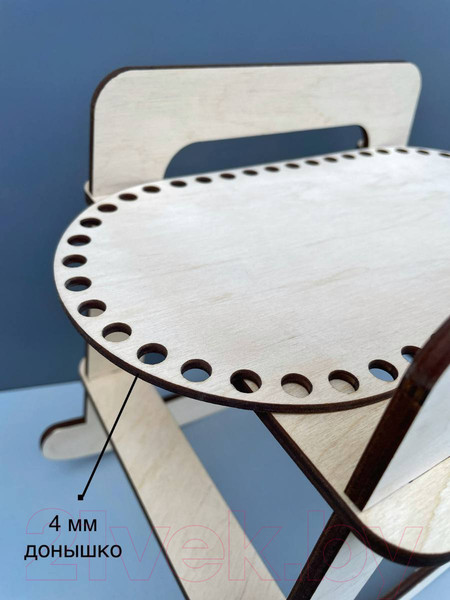 Изображение товара Аксессуар для пупса ОМурМебель Качалка для люльки с донышком 31x20x26