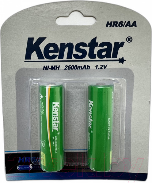 Изображение товара Аккумулятор Kenstar HR6/AA Ni-Mh 2500mAh BL-2 / KS-HR6-2500-BL2