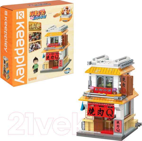 Изображение товара Конструктор 1Toy Naruto Ресторан барбекю Якинику Кью / К20516