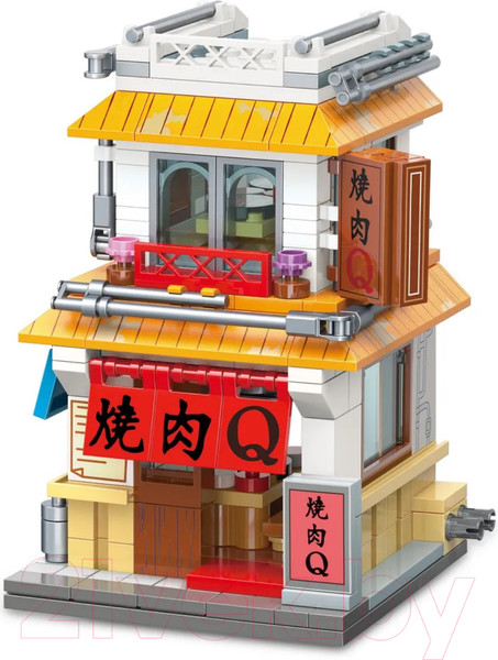 Изображение товара Конструктор 1Toy Naruto Ресторан барбекю Якинику Кью / К20516