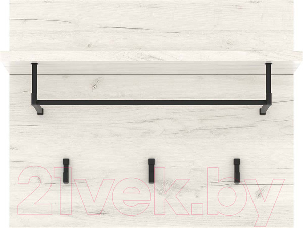 Изображение товара Вешалка для одежды Памир Гретта 500 (крафт белый/антрацит)