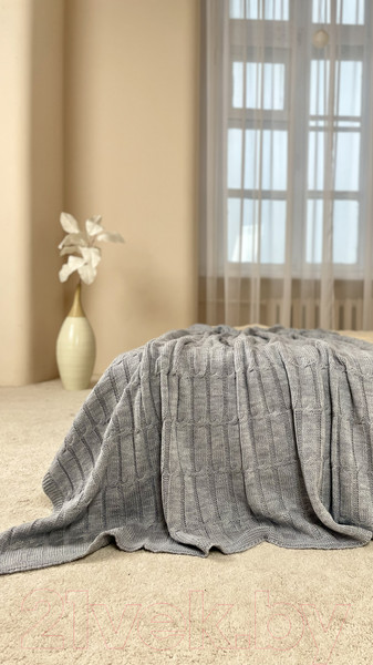 Изображение товара Плед Romgil РВ0069-ШЕ6 (120x160, атласное серебро)