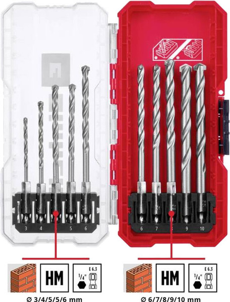Изображение товара Набор сверл Einhell 49108743 (10шт)