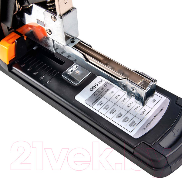 Изображение товара Степлер Deli 0386 (черный)