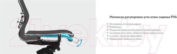 Изображение товара Кресло офисное Metta ErgoLife SynchroSit 10 B1-104D (черный)