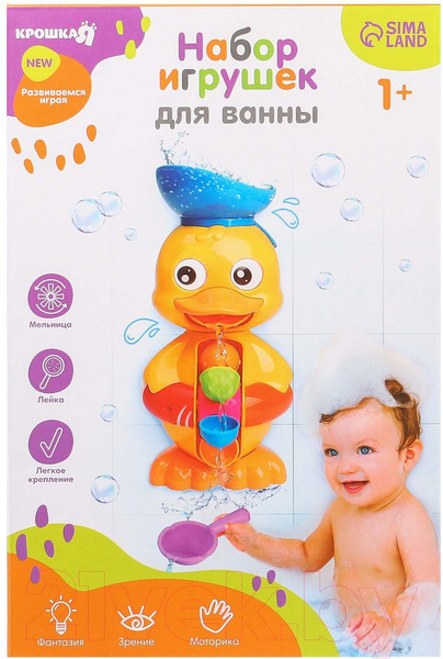 Изображение товара Игра для ванной Крошка Я Забавный утенок 52032 / 9599486