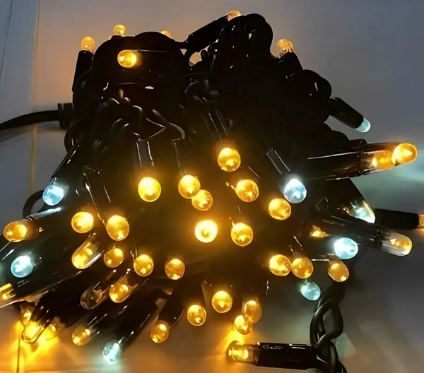 Изображение товара Светодиодная гирлянда ULED Стринг-лайт ULED-SL-100-220V-(SF-B-MULTI) (10м)