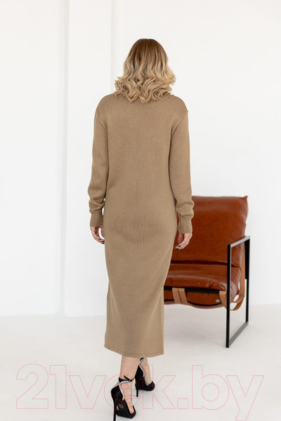 Изображение товара Платье Romgil ТЗ646Ш (р.170-84-90, светло-коричневый)