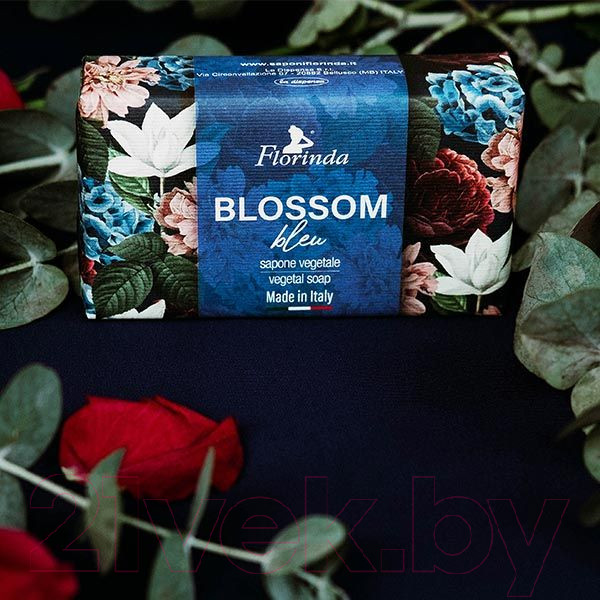Изображение товара Мыло твердое Florinda Синие цветы (200г)