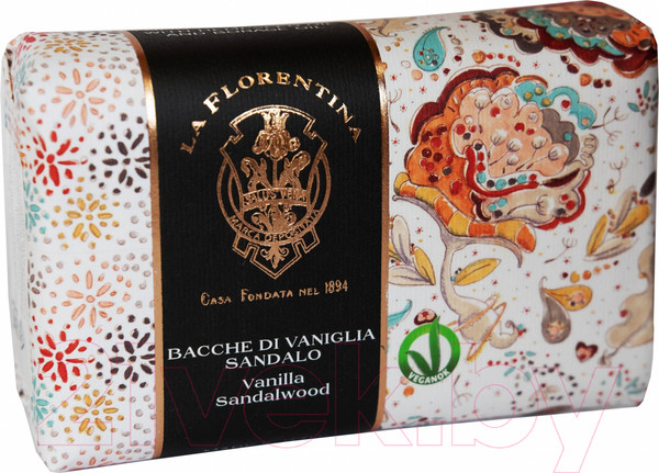 Изображение товара Мыло твердое La Florentina Ваниль и сандаловое дерево (270г)