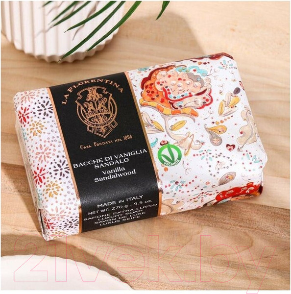 Изображение товара Мыло твердое La Florentina Ваниль и сандаловое дерево (270г)