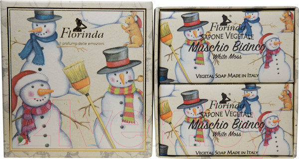 Изображение товара Набор мыла Florinda Белый мускус (2x100г)