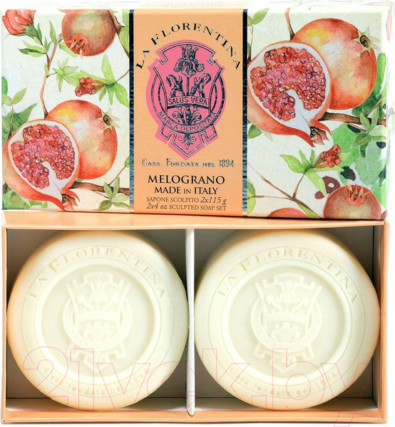 Изображение товара Набор мыла La Florentina Гранат (2x115г)