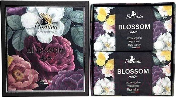 Изображение товара Набор мыла Florinda Черные цветы (2x200г)