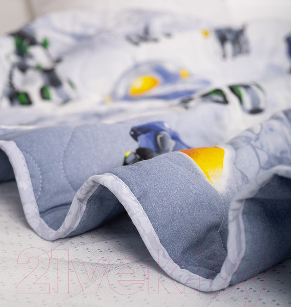 Изображение товара Покрывало Milanika Классик Город роботов (150x215)