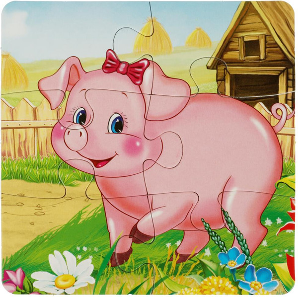 Изображение товара Книга-пазл Умка Книга с 5 пазлами. Кто как говорит, твердая обложка (Степанов Владимир)