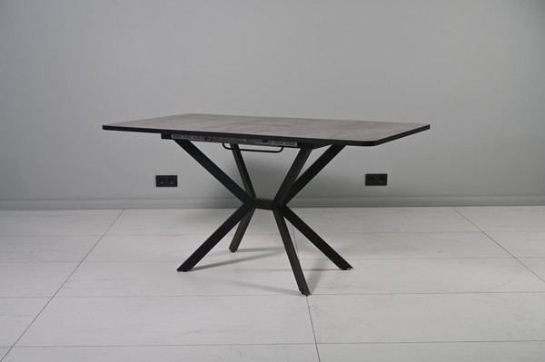 Изображение товара Обеденный стол Мир стульев Саен 28 1200x800/300 (черный муар/бронзовый каспий)