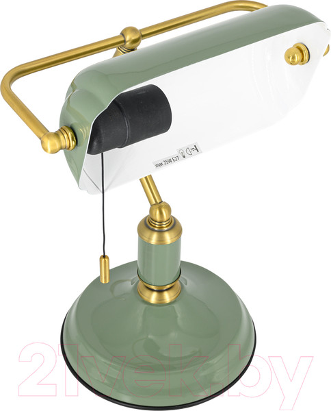 Изображение товара Настольная лампа ArtStyle HT-717GR (зеленый/латунь)