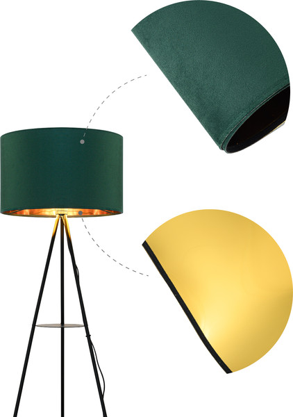 Изображение товара Торшер ArtStyle HT-777BGR (черный/зеленый)