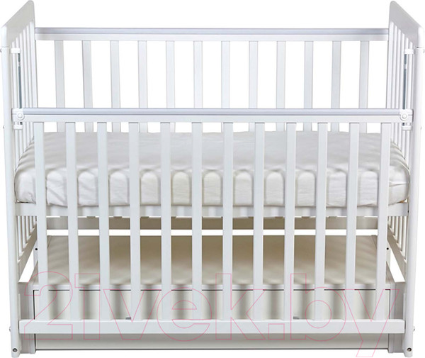 Изображение товара Детская кроватка Фея 328-01 / 0003162-04 (белый)