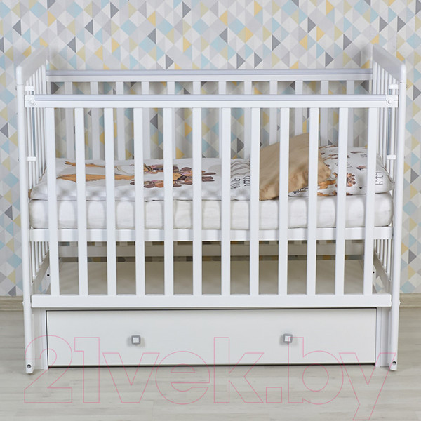 Изображение товара Детская кроватка Фея 328-01 / 0003162-04 (белый)