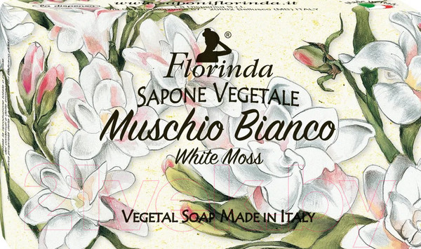 Изображение товара Мыло твердое Florinda Белый мускус / 62155 (100г)