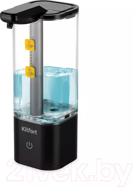 Изображение товара Сенсорный дозатор для жидкого мыла Kitfort KT-6064-2 (черный)