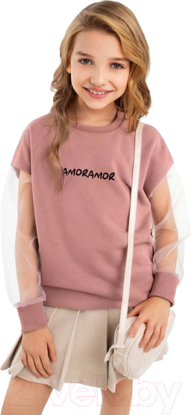 Изображение товара Свитшот детский Amarobaby Crystal / AB-OD23-C28/27-134 (пудровый, р.134)