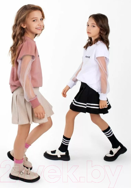 Изображение товара Свитшот детский Amarobaby Crystal / AB-OD23-C28/27-134 (пудровый, р.134)
