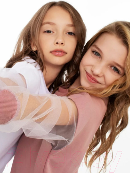 Изображение товара Свитшот детский Amarobaby Crystal / AB-OD23-C28/27-134 (пудровый, р.134)