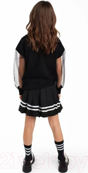 Изображение товара Свитшот детский Amarobaby Crystal / AB-OD23-C28/09-134 (черный, р.134)